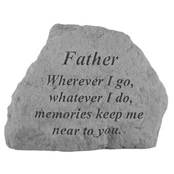 Berry Kay - Inc. Father Wherever I Go-Whatever I Do - Memorial - 6.5 Inches x 4.75 Inches 16520